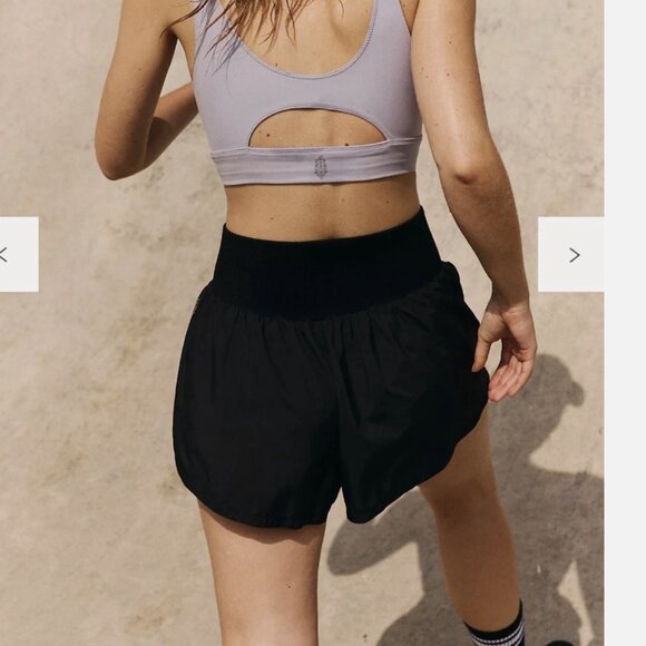 FREE PEOPLE Carpe Diem Shorts BLACK SIZE S SMALL NWT - Picture 3 of 3